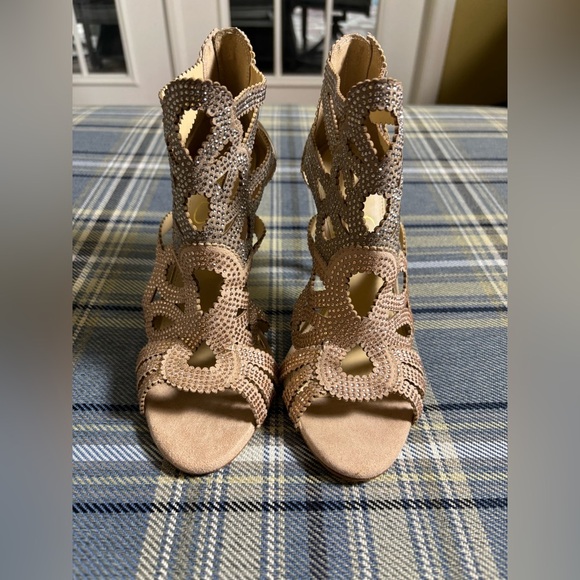 NWOB Jessica Simpson Jessila Jeweler Sandal Heels - Picture 2 of 8